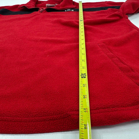 Vintage Dale Jr #8 Budweiser NASCAR Winners Circle Fleece 1/4 Zip Pullover Sz L