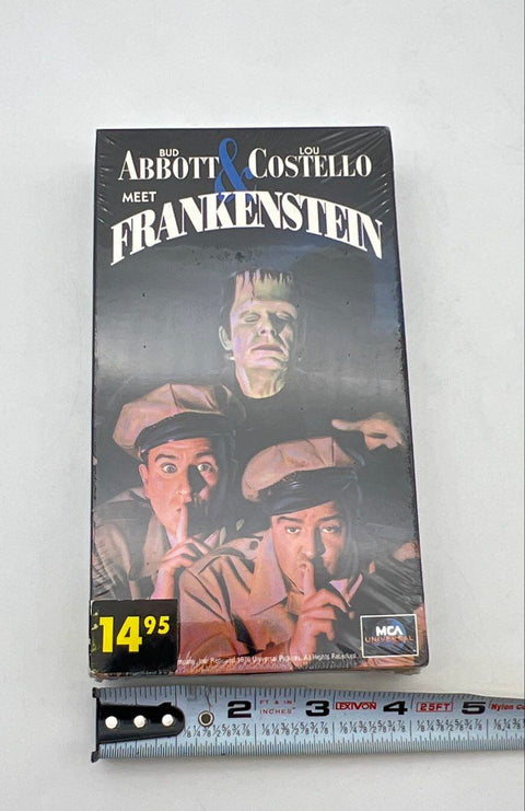 Vintage 1991 Abbott & Costello Meet Frankenstein VHS Factory Sealed MCA