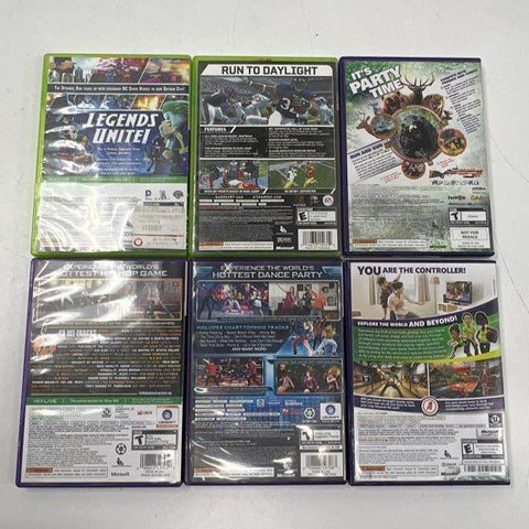 LEGO Batman 2 Madden 07 6 Xbox 360 Game Lot Kinect Adventures Dance