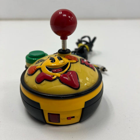 Pac-Man Plug & Play TV Game Joystick Controller 2007 Jakks Pacific Arcade