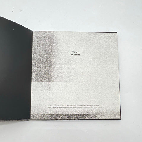 Taemin Want 2nd Mini Album II K-Pop CD SM Entertainment