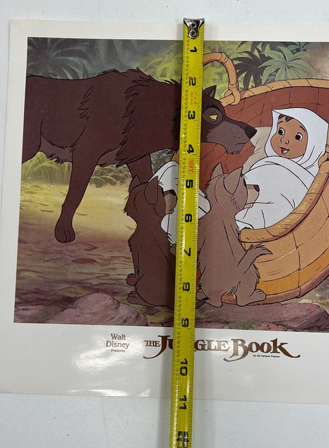 Vintage 70s Walt Disney The Jungle Book Lobby Card Movie Promo 11x14 Buena Vista