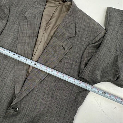 Austin Reed & Nino Cerruti Men's Suit Coat Blazer Lot 2 Wool Tan Gray Sz 48L