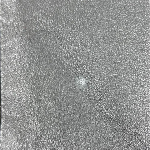 Vintage Charles Klein Black Leather Faux Fur Pleated Sleeve Jacket Coat Womens M