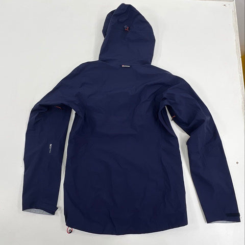 Montane Men's Alpine Pro Jacket Navy Blue Gore-Tex Hooded Rain Shell Sz S
