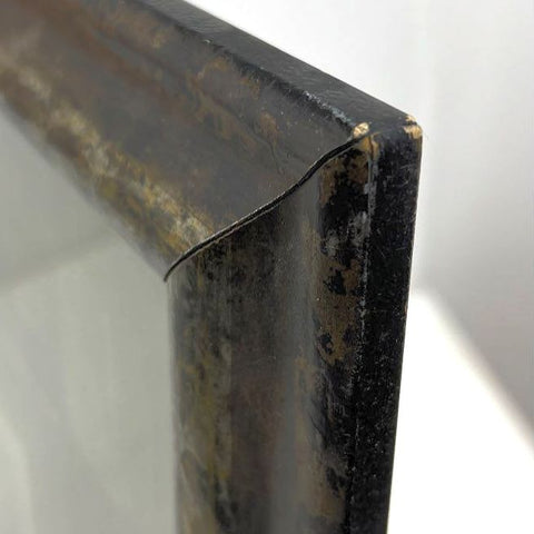 Lil Dept Signed Abstract Print 100/100 Handmade Paper Mixed Media Framed 28x26