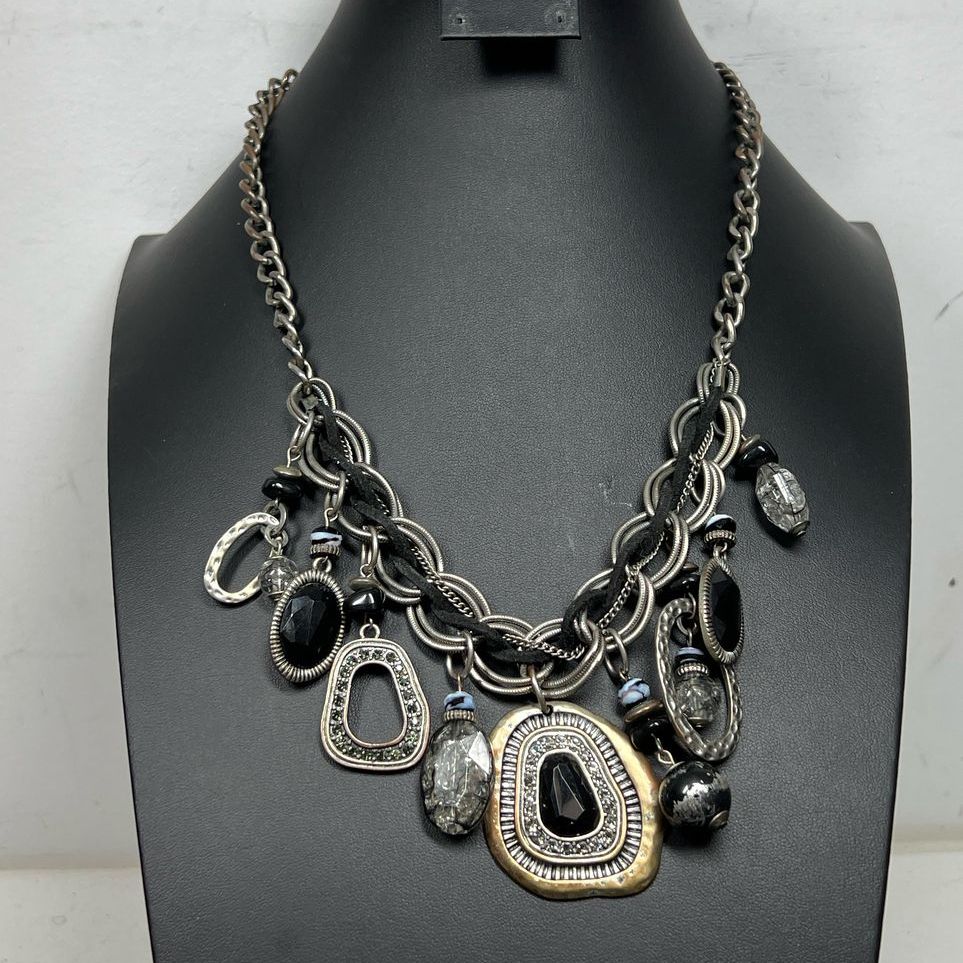 Laura Ashley Dangling Pendant Charms Necklace