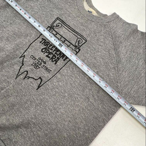 Vintage 80s Theatre Sweatshirt Lot 1987 Threepenny Opera 1989 Annie Gun Sz XL