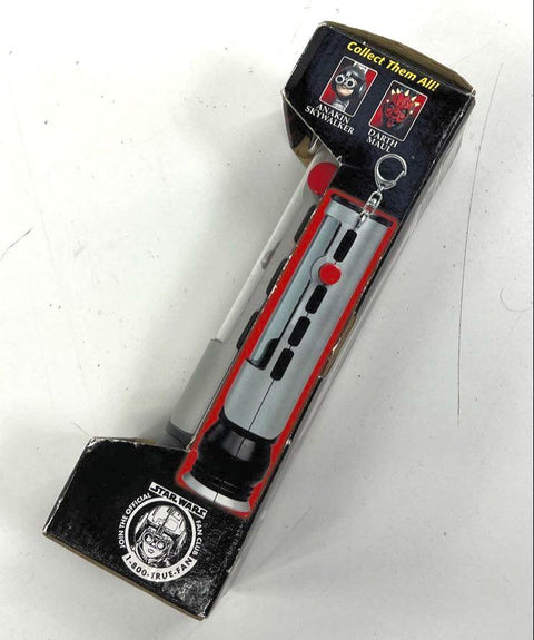 1999 Star Wars Ep I Anakin Skywalker Watch Qui-Gon Lightsaber Case New Sealed