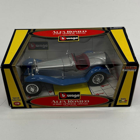 Bburago Alfa Romeo 2300 Spider 1932 Special Collection 1/18 Diecast New In Box