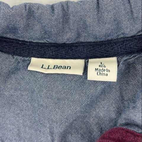 LL Bean Womens Lot 3 Quilted Pullover Blackwatch Flannel Shirt Top Sz M L