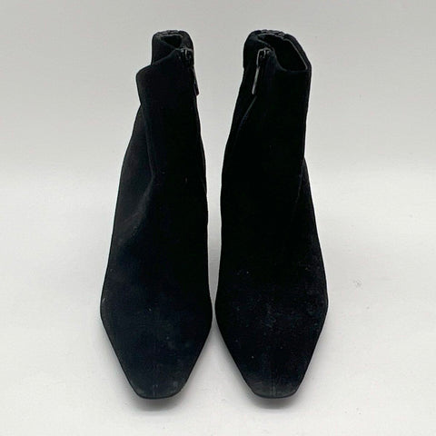 Donald Pliner Baltimore SP Black Suede Pointed Toe Ankle Boots Women's Size 7