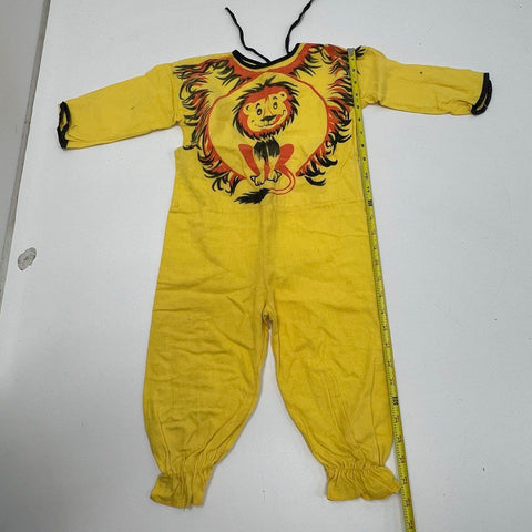 Vintage 60s 70s Kids Halloween Costume Lot Lion Clown For Repair Cutter Prop