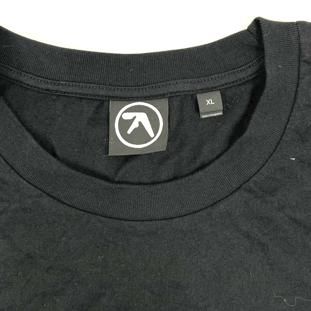 aphex twin official merchandise Tシャツ Aphex Twin Classic Logo T-Shirt Electronic Music IDM