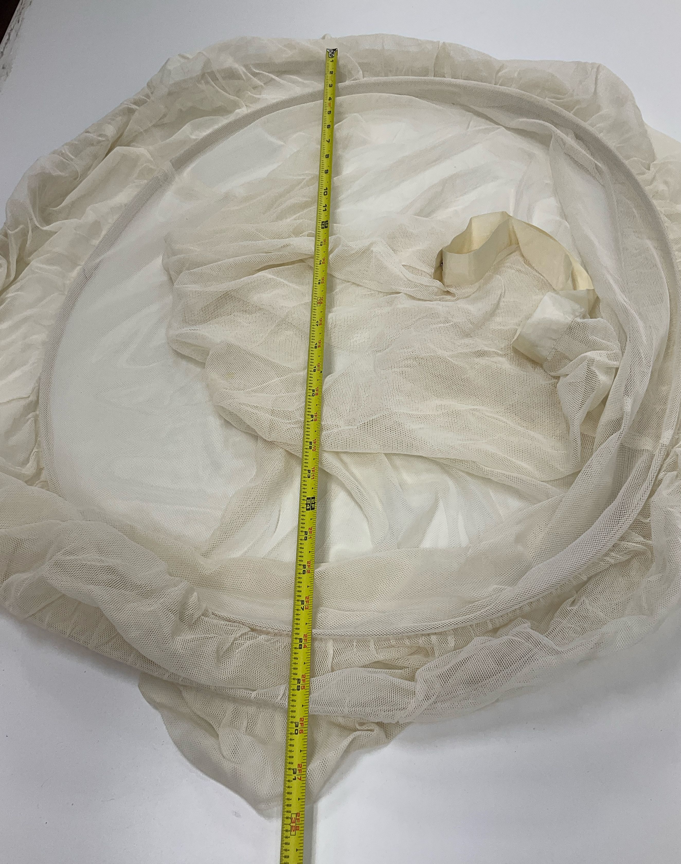 Vintage Hoops! My Dear Women's Ivory Hoop Skirt Crinoline Mesh Underskirt Sz XS