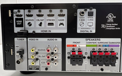 Onkyo HT-R395 5.1 Ch AV Receiver HDMI does not work for parts repair only
