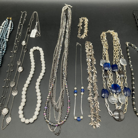 Vintage to Modern Costume Jewelry Lot of 11 Necklaces & Bracelet Park Lane