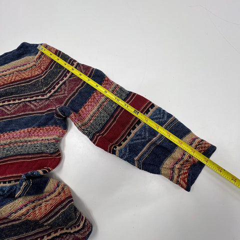 Vintage 90s Y2K Lauren Ralph Lauren Southwestern Aztec Stripe Knit Top
