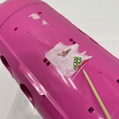 Mattel Barbie Glam Vacation Jet Airplane Toy 2012 Pink Folds Open Seats Dolls