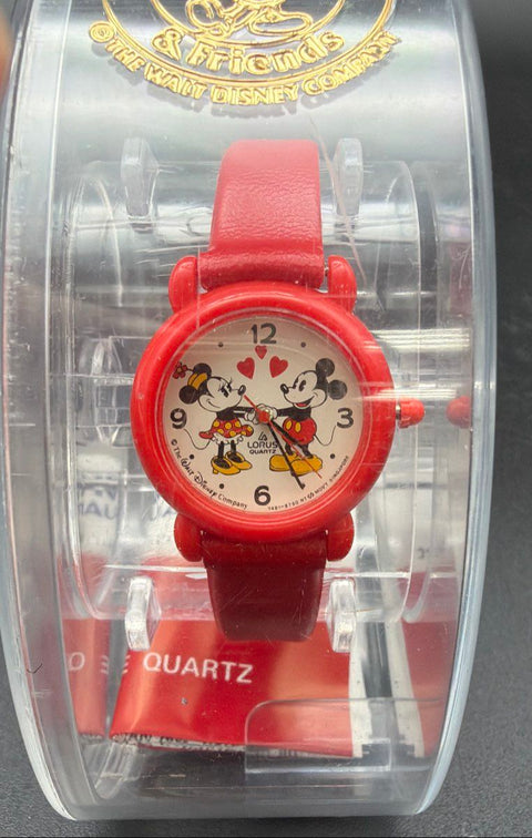 Vintage Disney Watch Lot 4 Lorus Mickey Minnie Mouse Eeyore Accutime