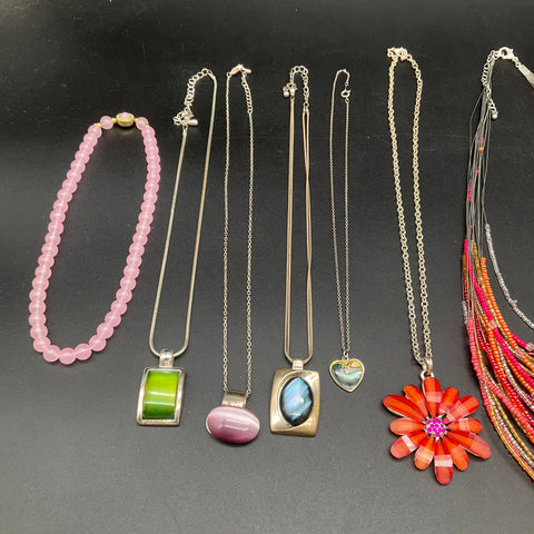 Rachael Rose Boho Fashion Jewelry Lot 10 Necklaces Pendants Bracelet Earrings