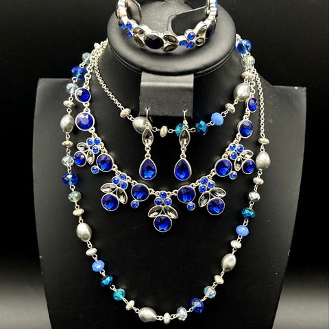 Liz Claiborne Jewelry Lot Vintage to Modern Necklaces Bracelets Earrings 10 Pc