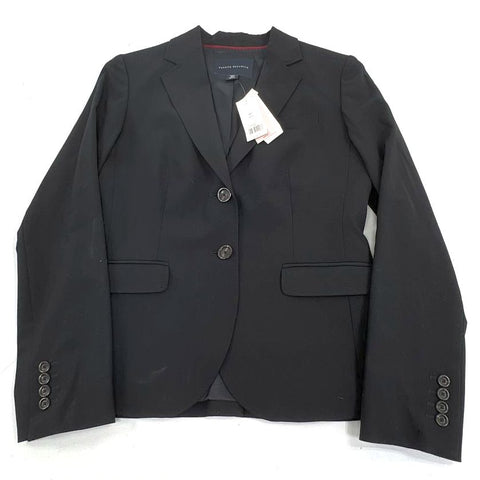 Banana Republic NWT Black Classic Fit Two-Button Suit Jacket Blazer Women's 8P