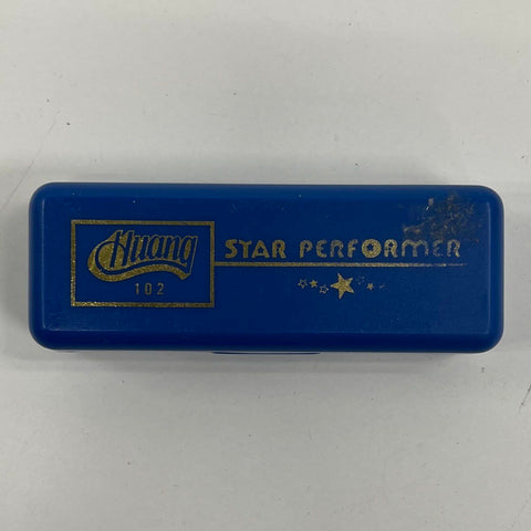 Huang Star Performer 102 Diatonic Harmonica 10-Hole Key of G with Case