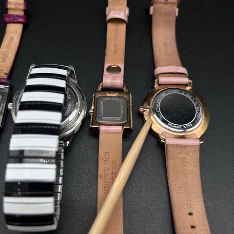 Michael Kors Coach Isaac Mizrahi Designer Womens Watch Lot of 4 Padlock Round