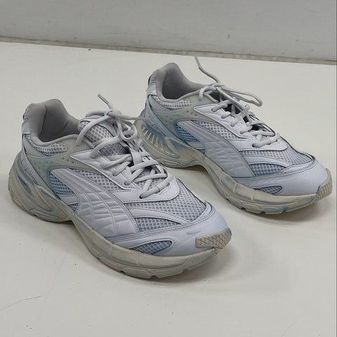 Puma Velophasis Phased White Silver Low Top Running Lifestyle Sneakers Size 10