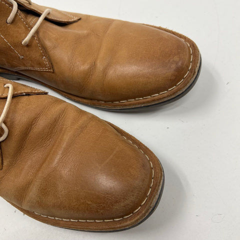 Steve Madden Hestonn Tan Brown Leather Chukka Desert Boots Mens Size 11