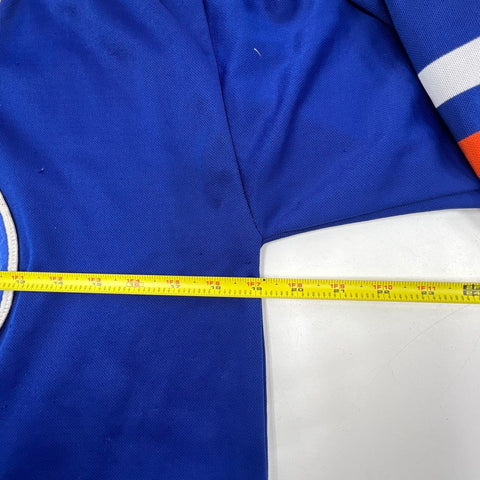 Vintage 80s Edmonton Oilers NHL Hockey Jersey Gretzky Era Made in Canada Sz XL