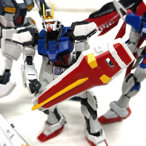 Gundam Action Figure Lot Mixed Mobile Suits 4 Figures Accessories Parts