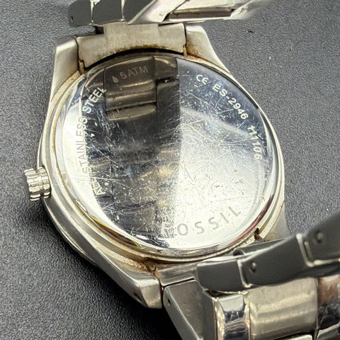 Lot of 3 Fossil Women's Watches ES-3030 ES-1963 ES-2946 Stainless Steel