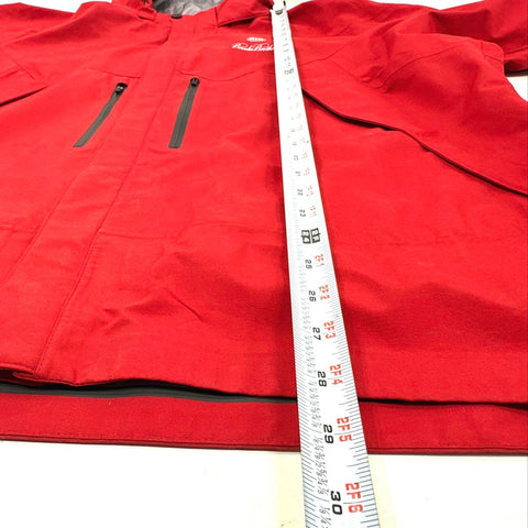 Brooks Brothers Men's Red Country Club ProSport Hooded Rain Jacket Sz XL