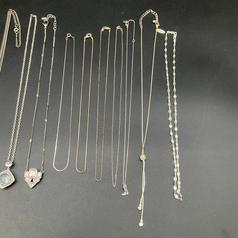 Fashion Costume Jewelry Lot 14 Necklaces Bratz Heart Statement Pendants
