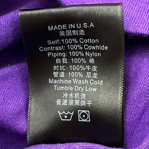 Rhude Men's Purple Black Hills The Legend Lives On Graphic T-Shirt Size M