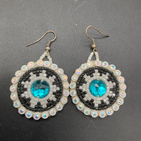 Native American Style Beaded Earrings Lot 6 Pairs Handcrafted Boho Jewelry