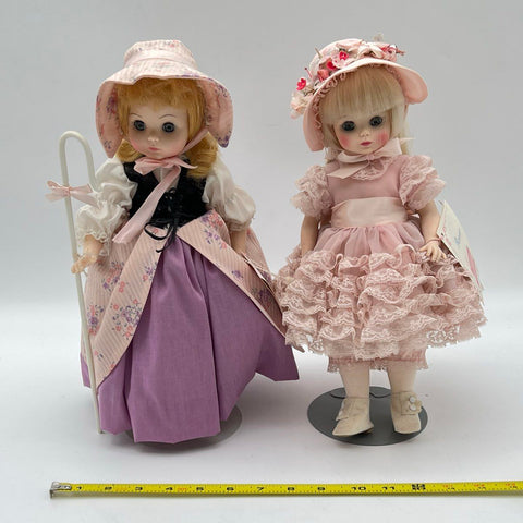 Madame Alexander Doll Lot Bo Peep and Renoir Vintage 8-10 Inch 2 Pieces