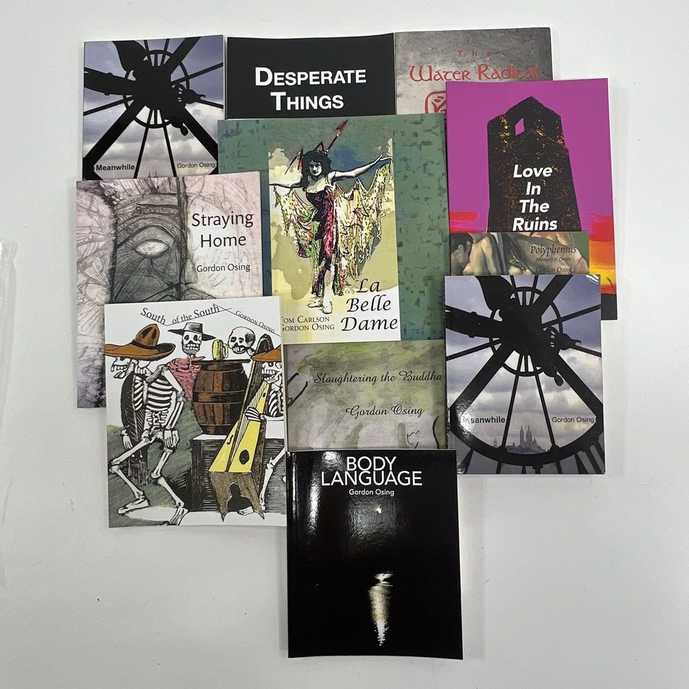 Author Gordon Osing Lot Of 11 Mixed Themes & Titles Poetry Books Paperback