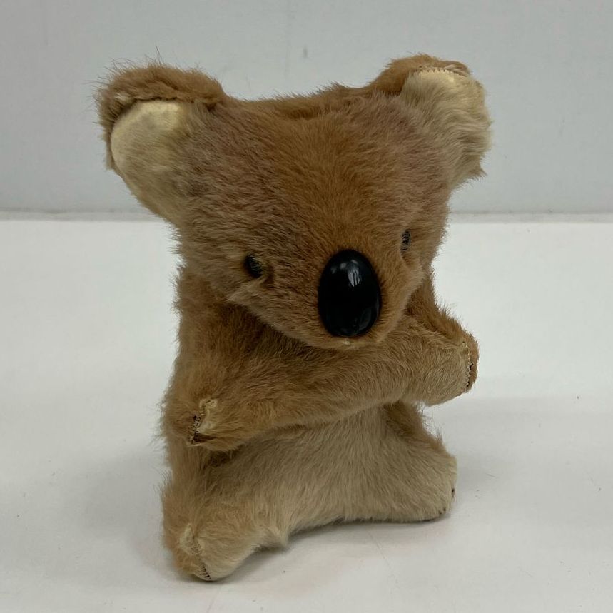 Vintage Collectible Unbranded Genuine Hide & Fur Koala Stuffed Animal Figurine