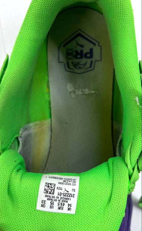 Puma Breanna Stewart Stewie 2 Toxic Basketball Shoes Green Purple Mens Size 15