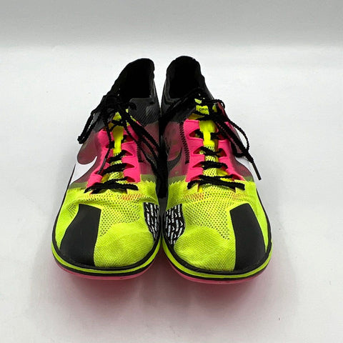 Nike ZoomX Dragonfly XC Volt Black Hyper Pink Running Spikes Size 14