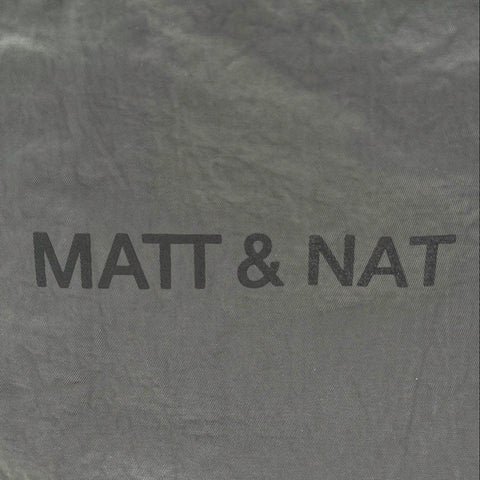 Matt & Nat Charcoal Grey Multi Functional Diaper Bag Backpack NWT
