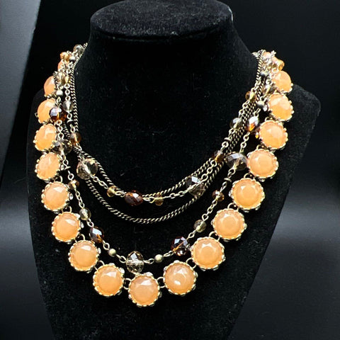 Vintage to Modern Costume Jewelry Necklace Lot of 10 Beaded Statement Boho