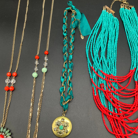 JoyFolie Charming Charlie Boho Statement Necklaces Jewelry Lot of 5