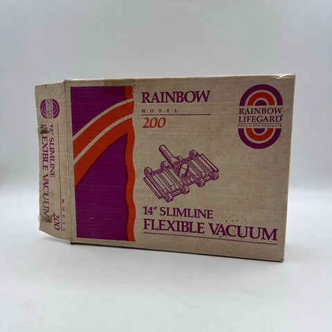Vintage Rainbow Lifegard Model 200 14" Slimline Flexible Pool Vacuum Head USA