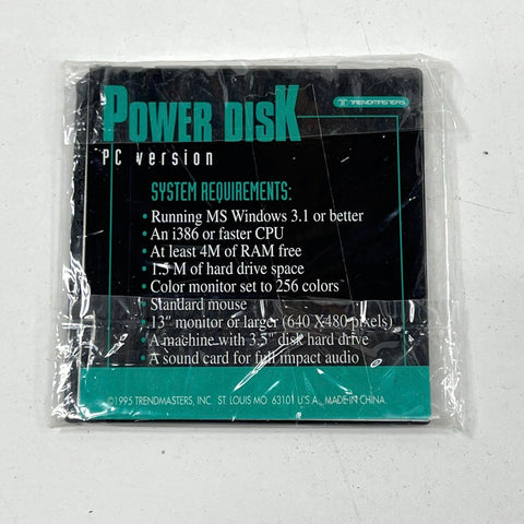 Tarzan The Epic Adventures Lord of the Jungle Power Disk PC 3.5" Floppy Sealed