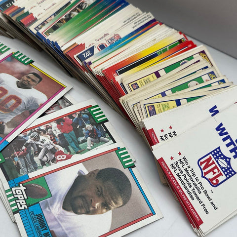 Football Card Lot NFL 1980s-90s Topps Pro Set Score 5 Lbs See Photos