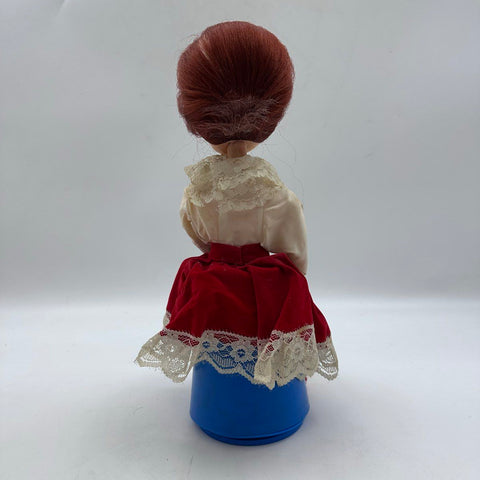 Vintage Ace Shoji Musical Fashion Doll Japan Revolving Doll Tested 14" With Box